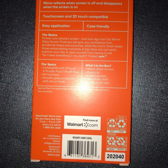 IPHONE MIRROR SCREEN PROTECTOR - Picture 3 of 3